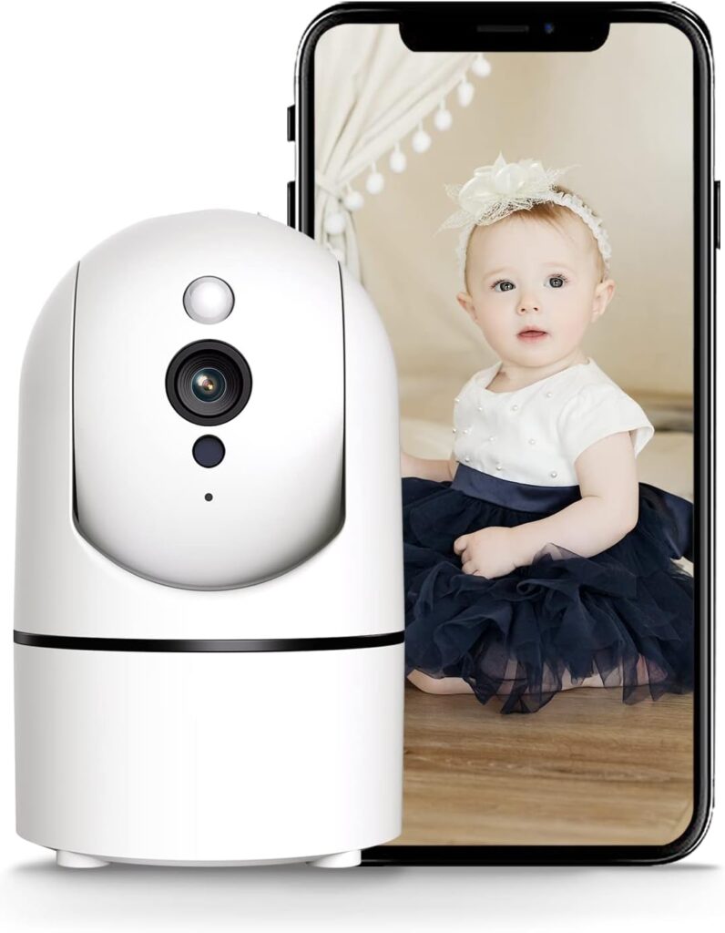 Eazieplus Indoor Camera, 1080P Pet Camera with Motion and Sound Detection, Pan/Tilt/Zoom WiFi Camera with Night Vision, 2-Way Audio  Cloud Services for Baby Monitor Home Security Camera