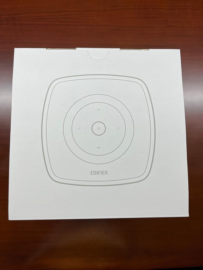 Edifier MS50A Mic-Free Smart WI-FI Speaker, Works with Alexa, Supports AirPlay 2, Spotify Connect, Tidal Connect, 40W RMS and Bluetooth Sound System, No Microphone Brown