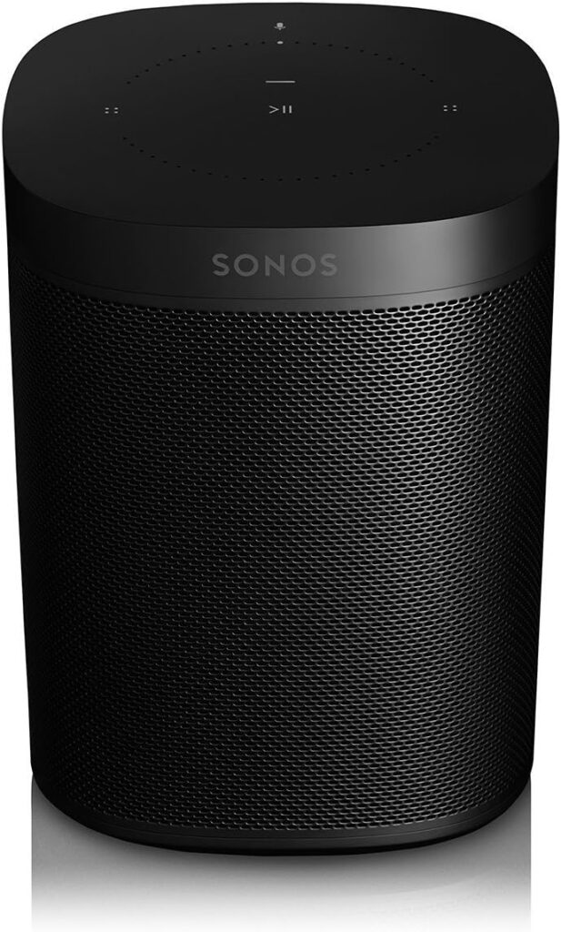 Sonos One 2 Pack (Gen 2) Smart Speaker with Built-in Alexa Voice Control, Wi-Fi, Black